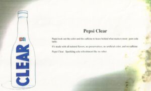 Clear Pepsi